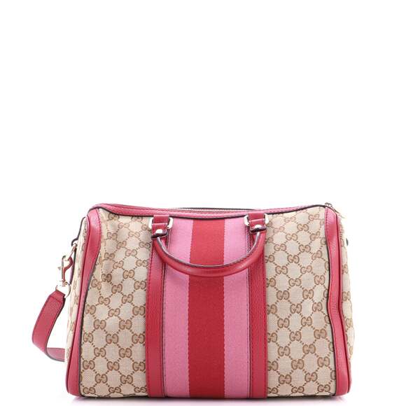 Gucci Handbags - Gucci Vintage Web Boston Bag Gg Canvas #229427G12B